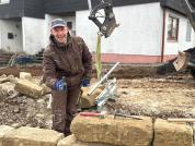 Baubeginn Beispiel Kran